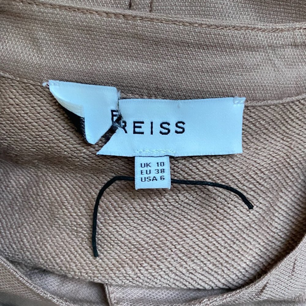 Reiss BNWOT womens "emlyn" sweatshirt dress panel detail - Picture 13 of 14
